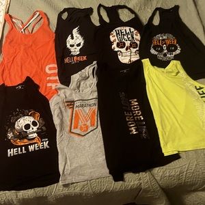 Orangetheory tank top bundle- six tanks size medium